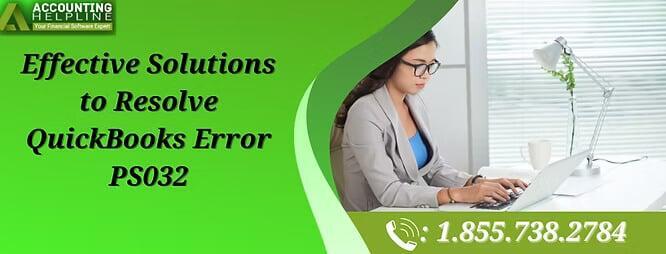 QuickBooks Error PS032